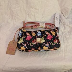 Dooney & Bourke Black Floral Princess Crossbody Bag